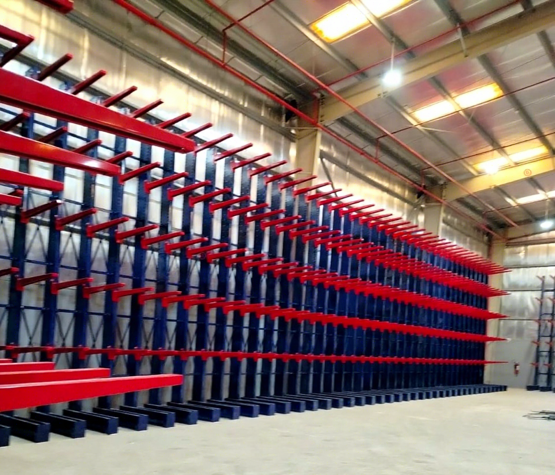 OEM Freight Warehousing Storage Rack Shelving Heavy Duty Cantilever Rack System
