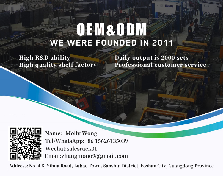 Boltless racking system warehouse layout