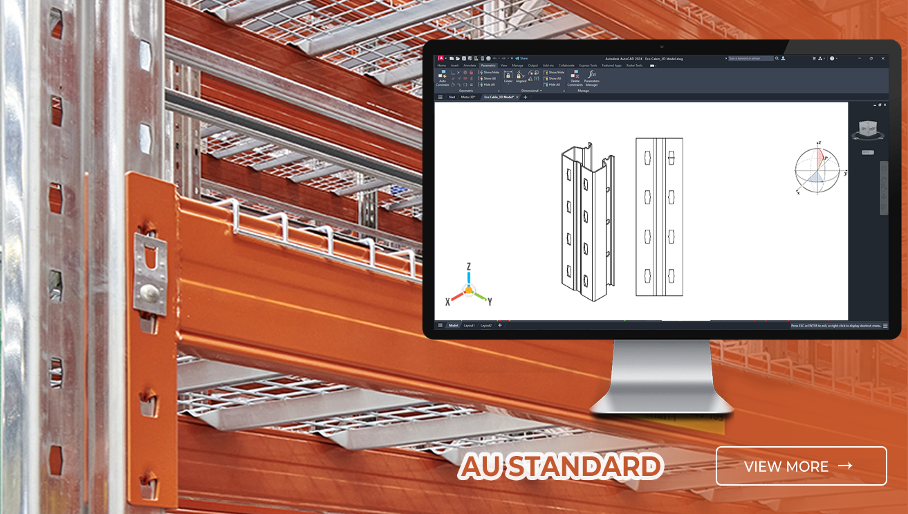 Pallet Racking Specifications Diagram