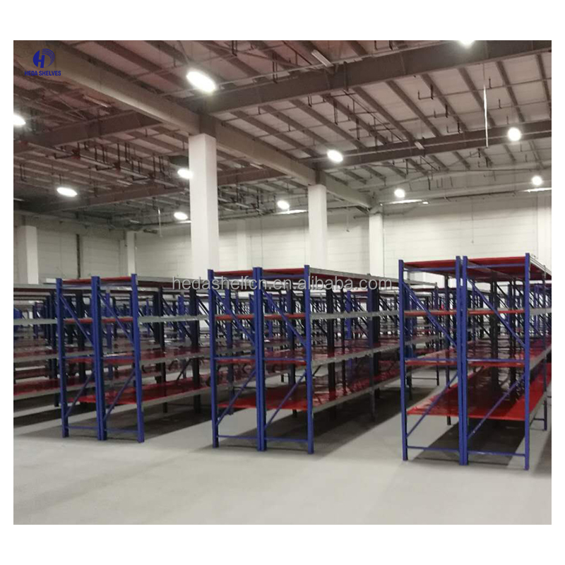 Hot Selling Warehouse Storage Racks 4 Layer 200kg Factory Long Span Industrial Metal Storage Shelves Warehouse Racking