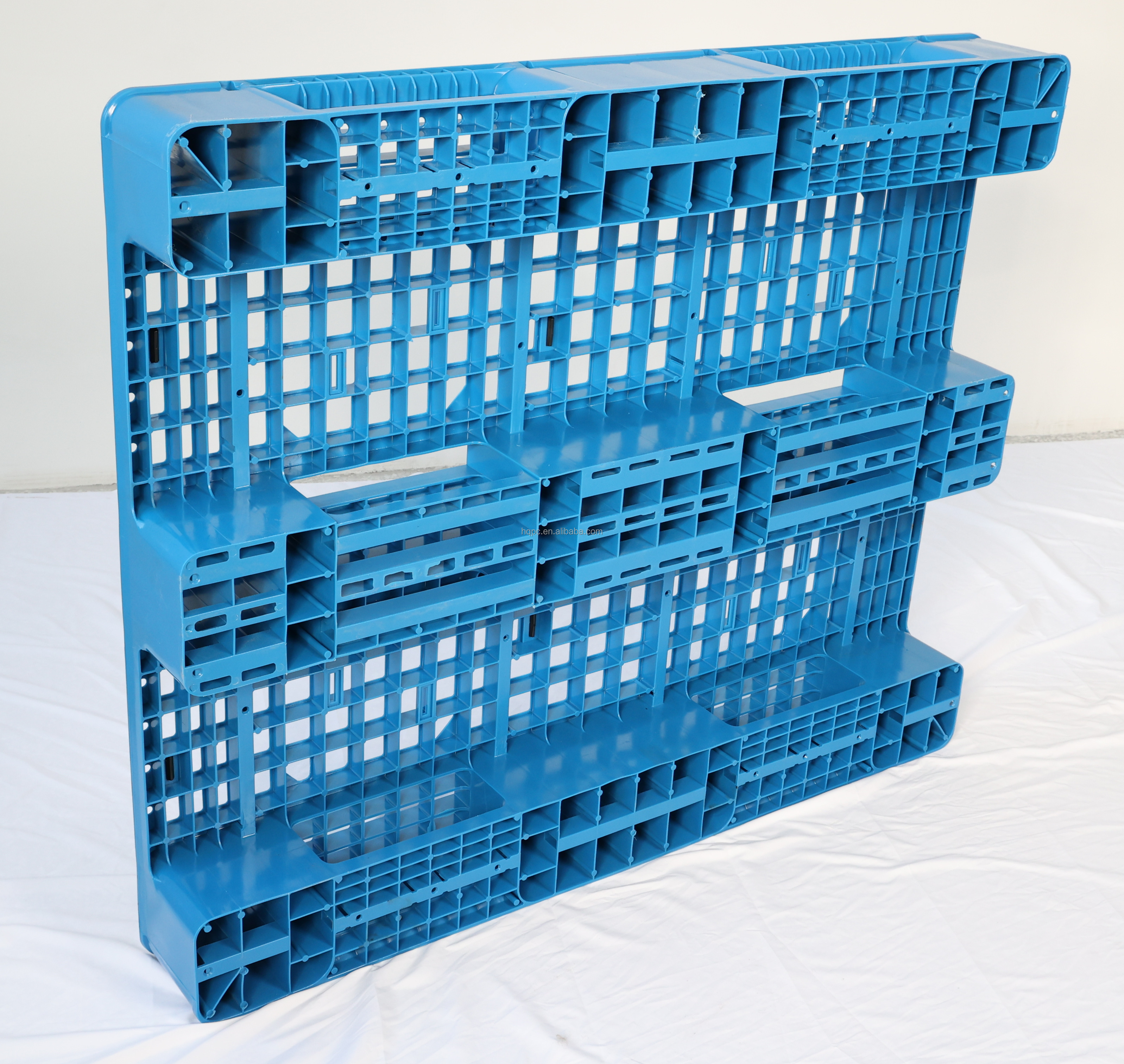Wholesale Heavy Duty 1200x1000 HDPE Rack Industrial Durable Plastic Pallet with Steel Reinforcement Euro Cheap for Logistics Use