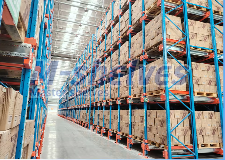 Automated Warehouse Radio Shuttle Pallet Racking System Adjustable Heavy Duty Pallet Rack High-Density Storage Shuttle Rack CE