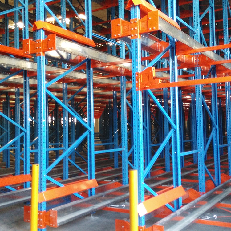 Customized Steel Pallet Rack Stacking Racks & Shelves Warehouse Storage Rack Heavy Duty Shuttle Racking for Industrial