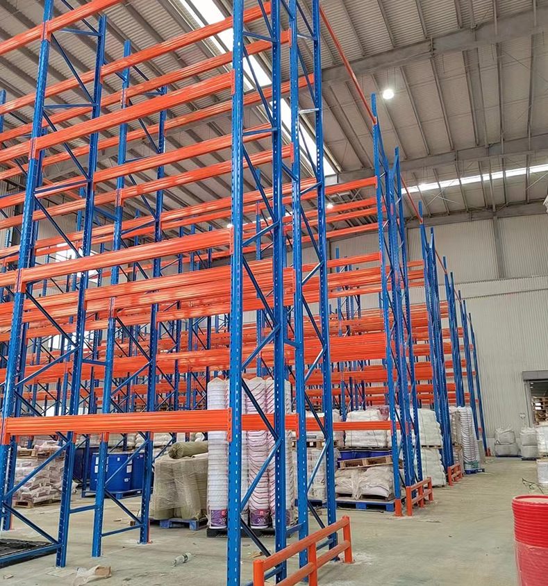 Heavy Duty And High Level Racking Pallet Shelf Strong Load Bearing Space Saving Convenient Goods Classification