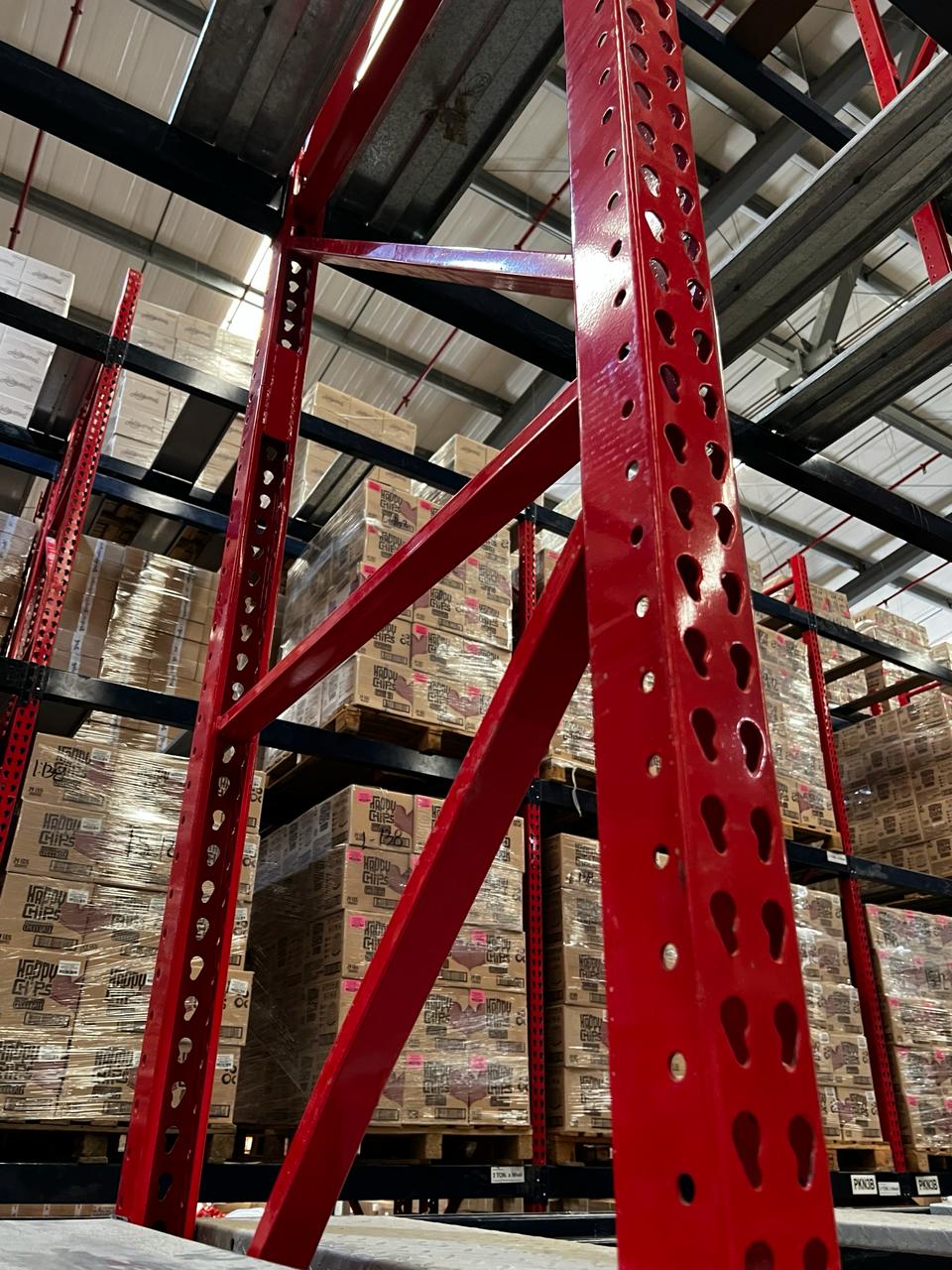 Teardrop Pallet Rack Mesh Vertical Storage Adjustable Shelves Unit Vna Racking System