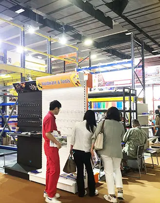 Technical team discussing warehouse layouts