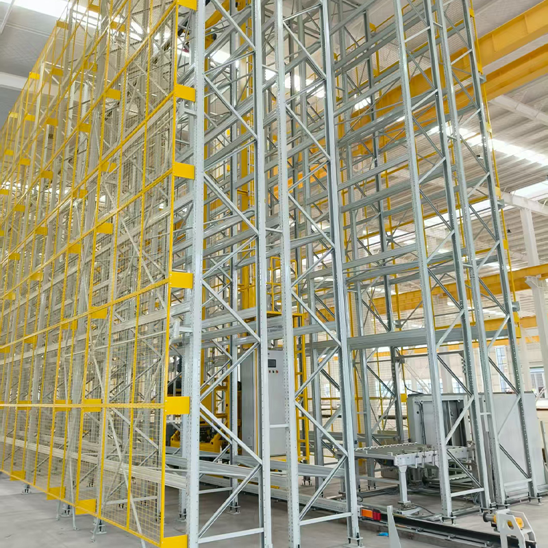 Mine Bulk Materials Anti-pressure Piling Heavy Duty 5 Layer Corrosion Protection Metal Warehouse Rack 1000-4000kg Load Capacity