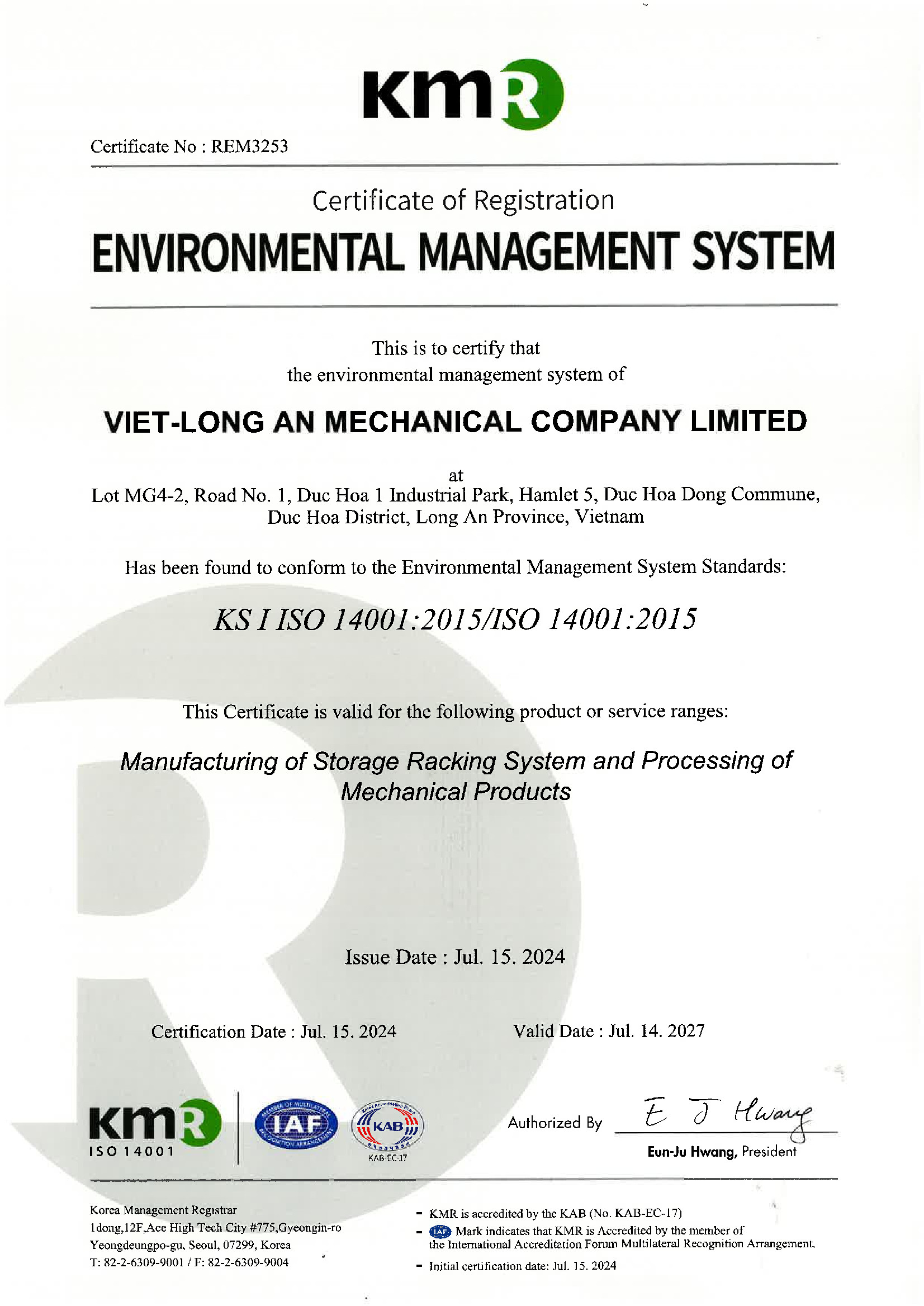 Certificate 1