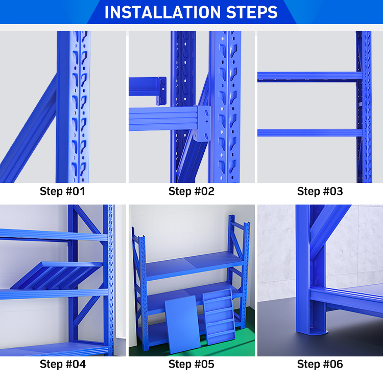 Warehouse racking setup