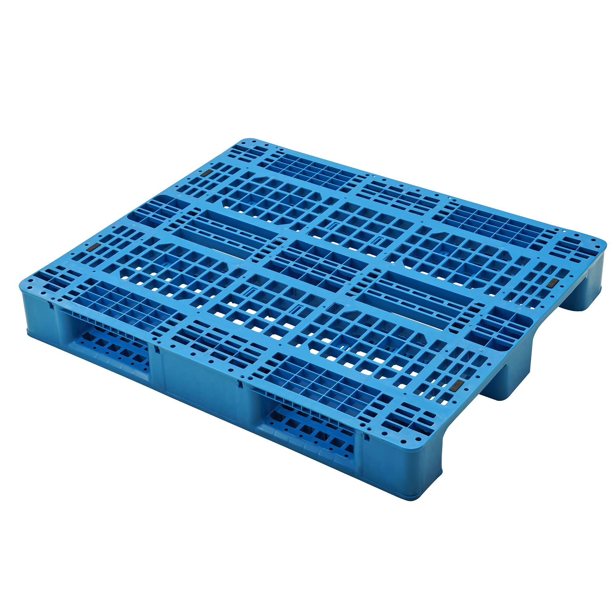 Wholesale Heavy Duty 1200x1000 HDPE Rack Industrial Durable Plastic Pallet with Steel Reinforcement Euro Cheap for Logistics Use