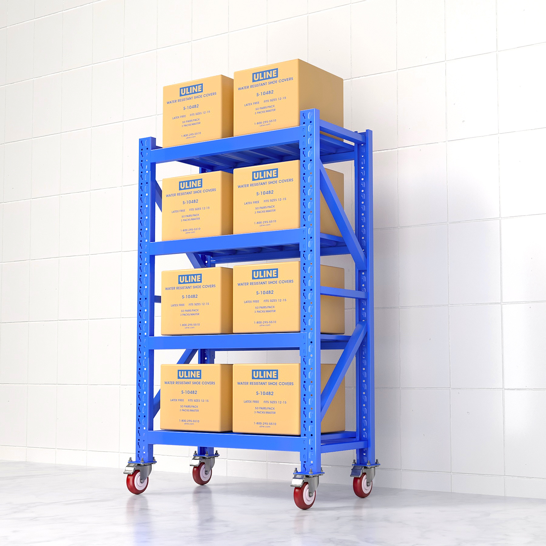 Longspan Shelving Rack High Bay Industrial Shelves Narrow Aisle Heavy Duty Metal Warehouse Storage Selective Pallet Racking