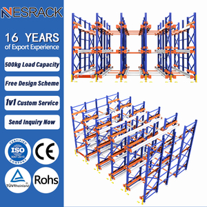 High Density Durable Radio Shuttle Rack Industrial Pallet Shelves
