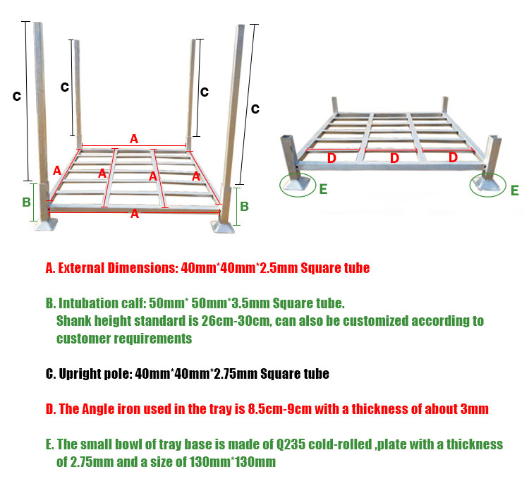 Stacking Rack Detail