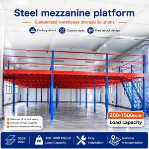 Multi Level Steel Industrial Mezzanine Warehouse Storage Rack