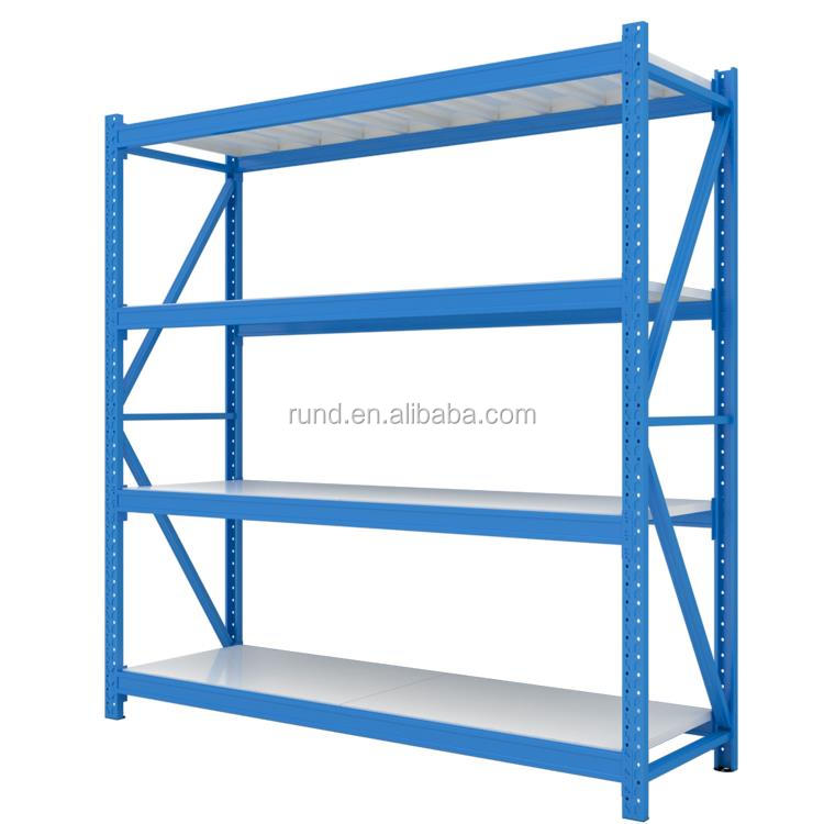 Foshan RUNDA 200KG Storage Rack Light Duty Style High Quality Sturdy Warehouse Shelves Durable Factory Shelf Rz