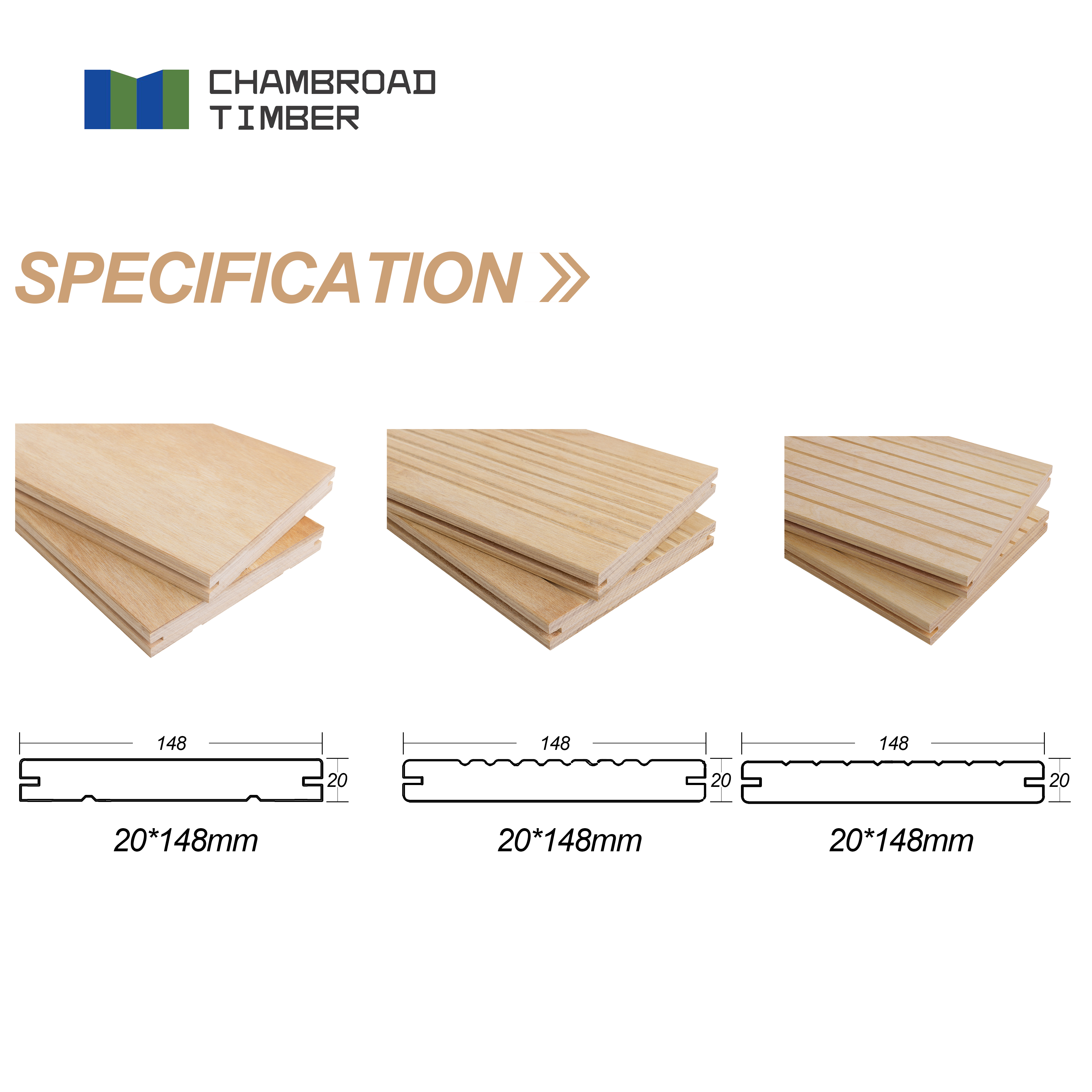 Anti-Crack Outdoor Timber Decking, UV Resistant And Waterproof Deck Boards Forpool Deck Flooring
