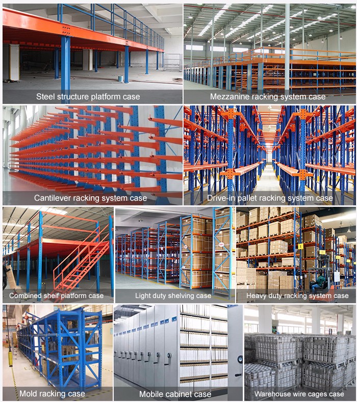 Platform Rack Multi-functional Mezzanine Platform Heavy Duty Industrial Storage System