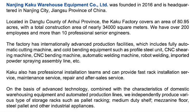 Production details