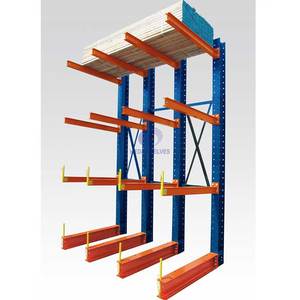 Heavy duty cantilever racking system for long industrial materials