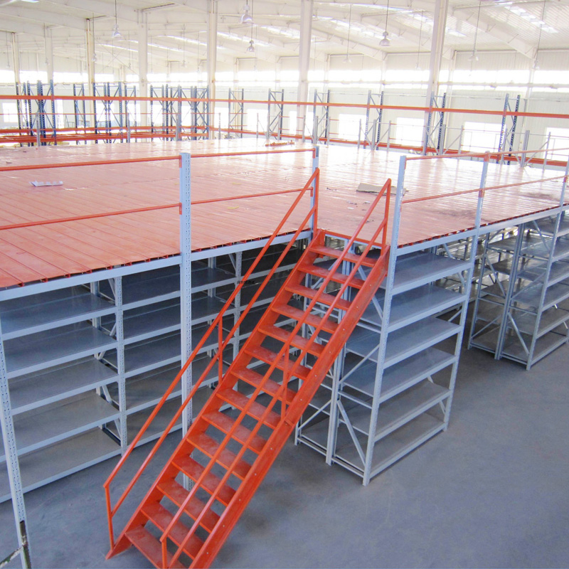 Industrial Customized Steel Mezzanine Attic Platform Warehouse Picking Rack Corrosion Protection Storage Shelves High Load
