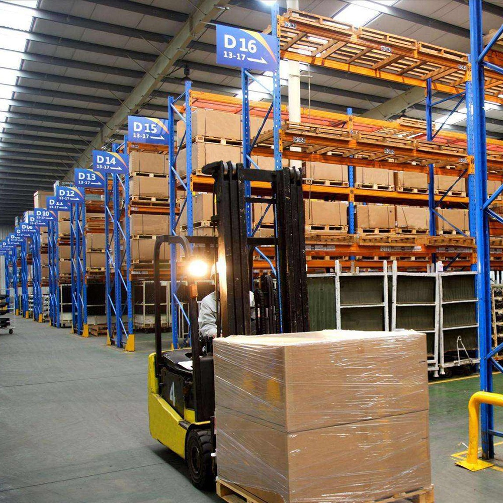 Heavy-Duty 2000KGS Large Capacity Warehouse Storage Pallet Rack Shelving Unit Each Layer Stacking Racks &amp; Shelves
