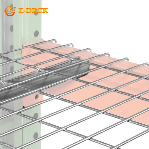 Custom Warehouse Storage Shelves U Channel Wire Mesh Decking For Pallet Racking System