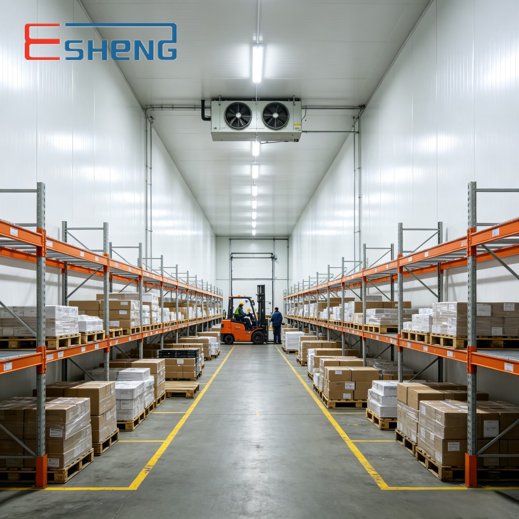 Automated High-bay Cold Storage -25℃~0℃ 12-24m High Racks, WMS &amp; WCS, FIFO for Unmanned Cold Warehousing of Food Raw Materials