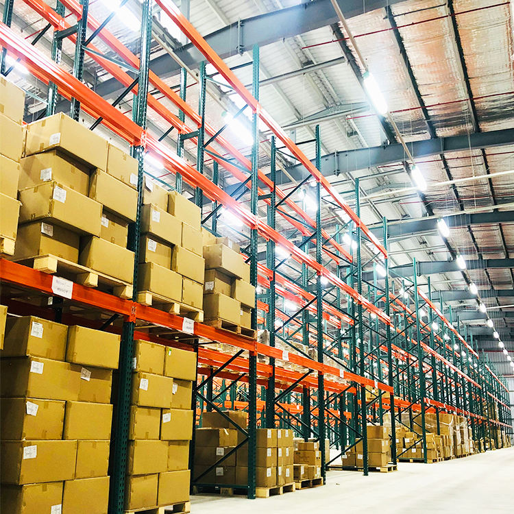 North America Storage Rack Customized Teardrop Pallet Rack Heavy Duty Storage System