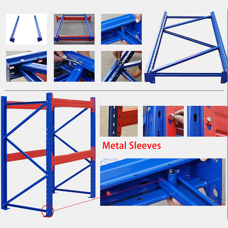 DJ Industrial Heavy Duty Steel Adjustable Warehouse Racking System for Fabric Roll Textile Material Storage