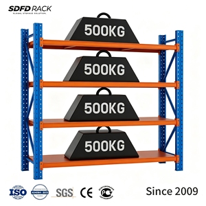 Custom Heavy Duty Industrial Steel 5 Multi-Level Stacking Storage Carpet Roll Display