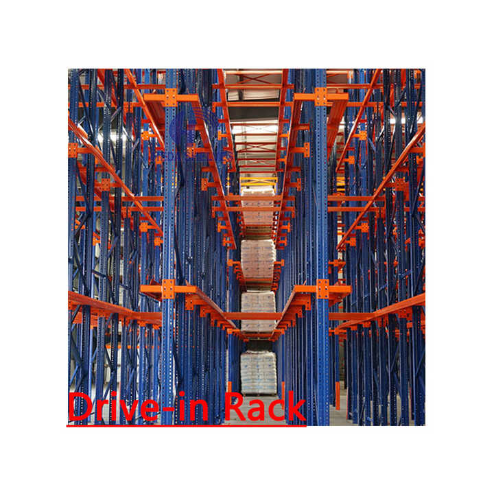 Direct Factory 2000kg Load Capacity Drive-in Pallet Storage Rack System Metal Roller-Guided Warehouse Storage Free Layout Design
