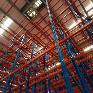 Heavy Duty Single Deep Industrial Selective Pallet Rack Steel Corrosion Protected