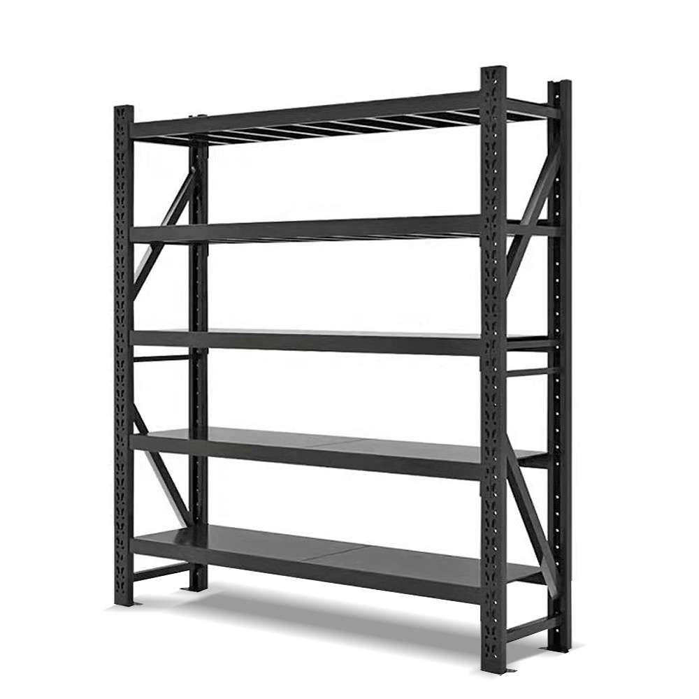High Quality Medium Duty Steel Storage Racks Heavy Duty Cantilevered Garage Shelving Powder Coating for Warehouse Adjusted