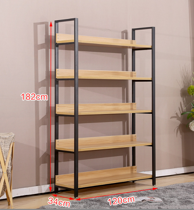 Metal and wood display