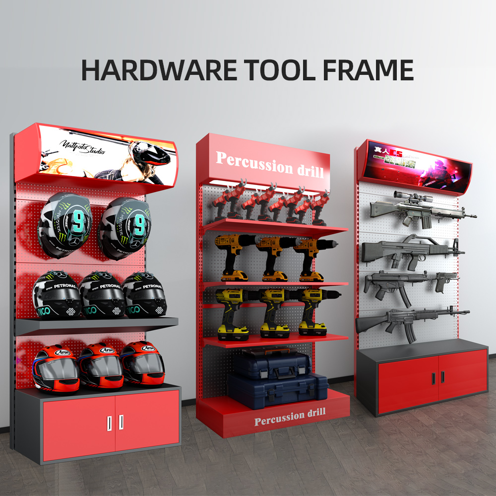 Food and hardware display racks