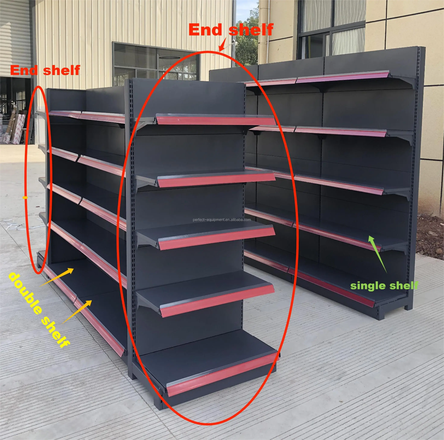 Best Selling China Supplier Longer Service Life Back Rack Shopping Mall Display Shelf