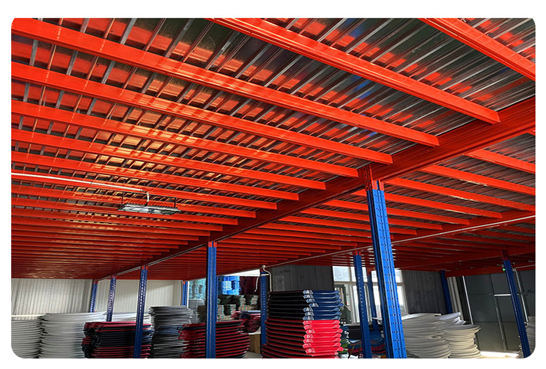 Industrial Warehouse Mezzanine Floor System Steel Structure Platform for Space Saving Storage Solution