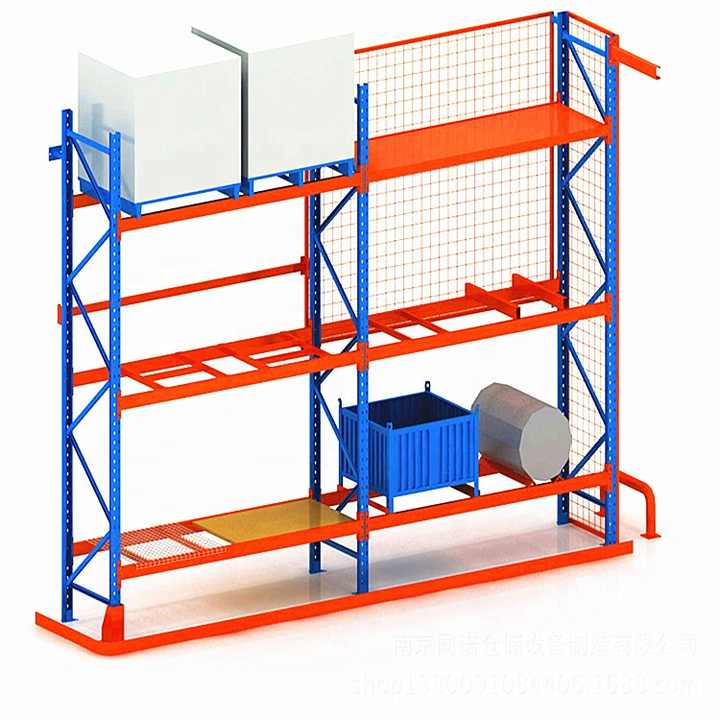 Haili Direct Factory Iron Pallet Storage Rack Double Deep 5-Layer Shelf High-Density Drive-In Metal Free Layout Design for
