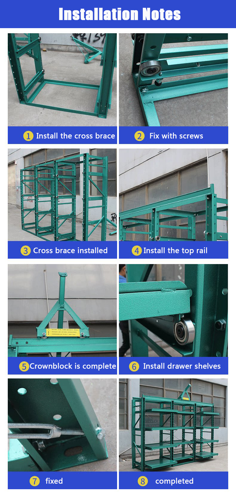 Wholesale Warehouse Metal Storage Industry Manufacture Heavy Duty Mold Rack Mould Shelf System