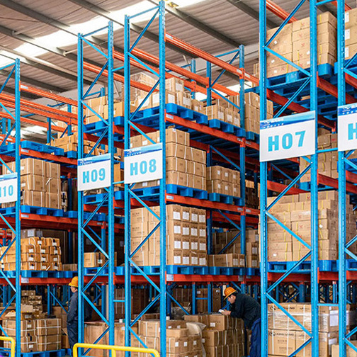OEM ODM Factory Supply Heavy Duty Storage Pallet Racking Live Heavy Rack System Selective Warehouse Stacking Shelving