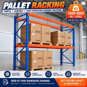 Wholesale Heavy Duty Pallet Racking System 3000 kg