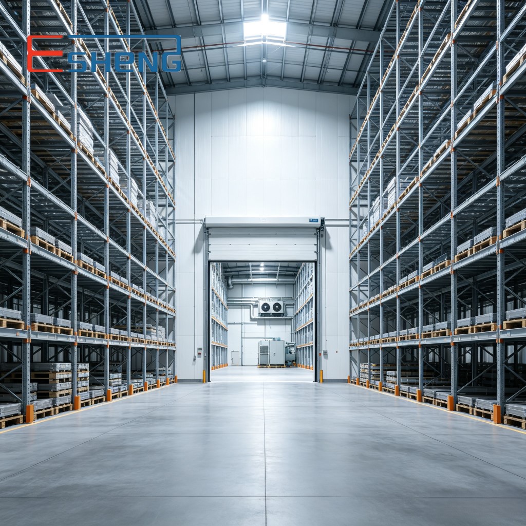 Automated High-bay Cold Storage -25℃~0℃ 12-24m High Racks, WMS &amp; WCS, FIFO for Unmanned Cold Warehousing of Food Raw Materials