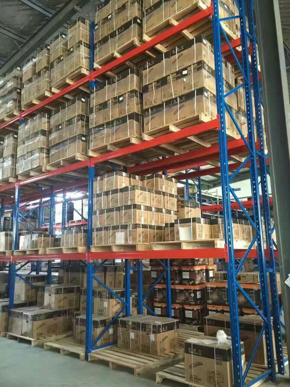 Heavy Duty And High Level Racking Pallet Shelf Strong Load Bearing Space Saving Convenient Goods Classification
