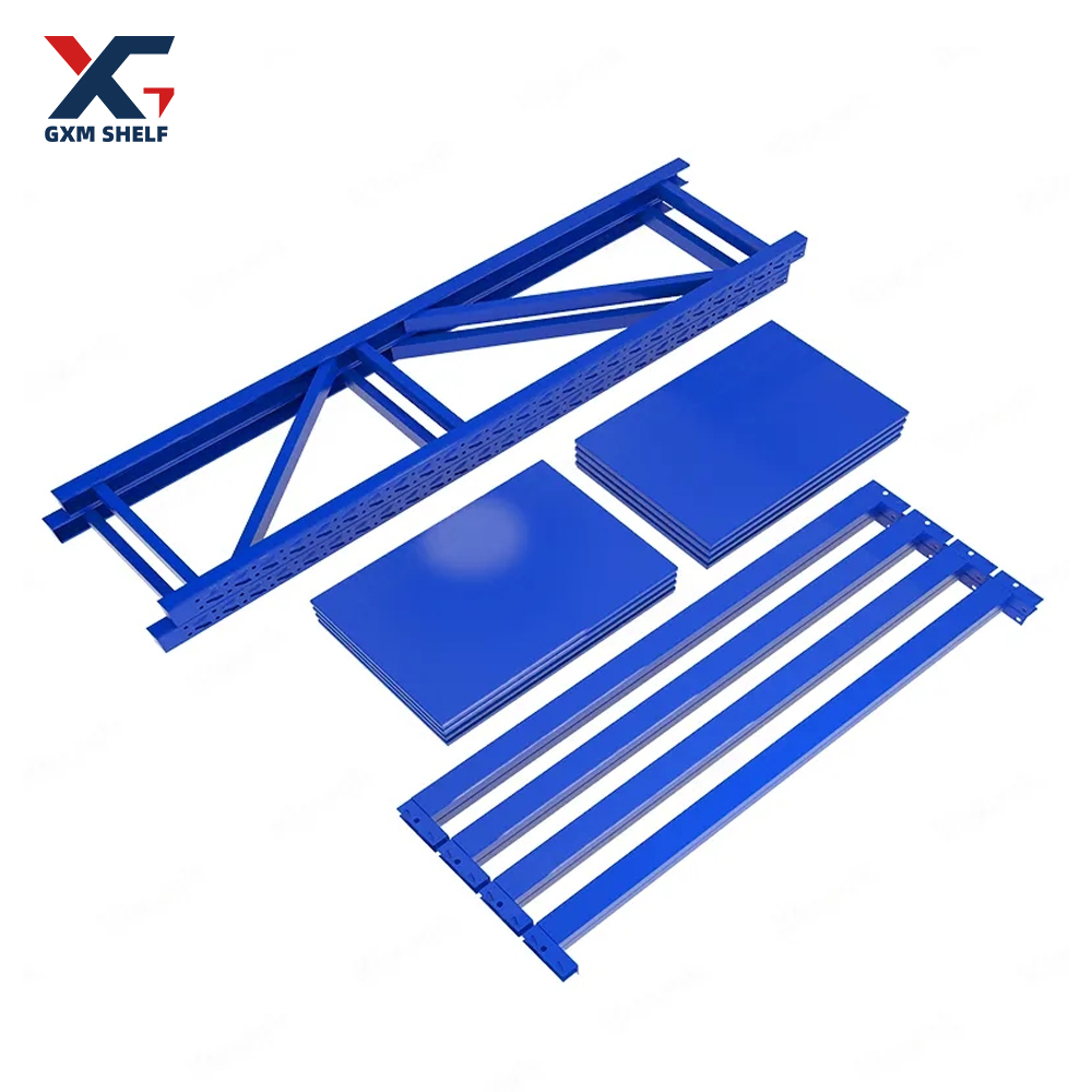 Custom Detachable Bolts Light Duty Warehouse Pallet Rack Metal Racks Shelves for Warehouse Racking Slotted Angle Storage Racks
