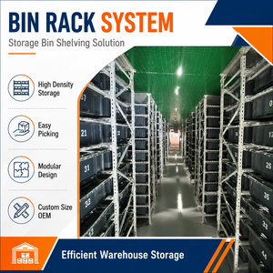 Mini Load ASRS Tote Storage Rack Automated Bin System