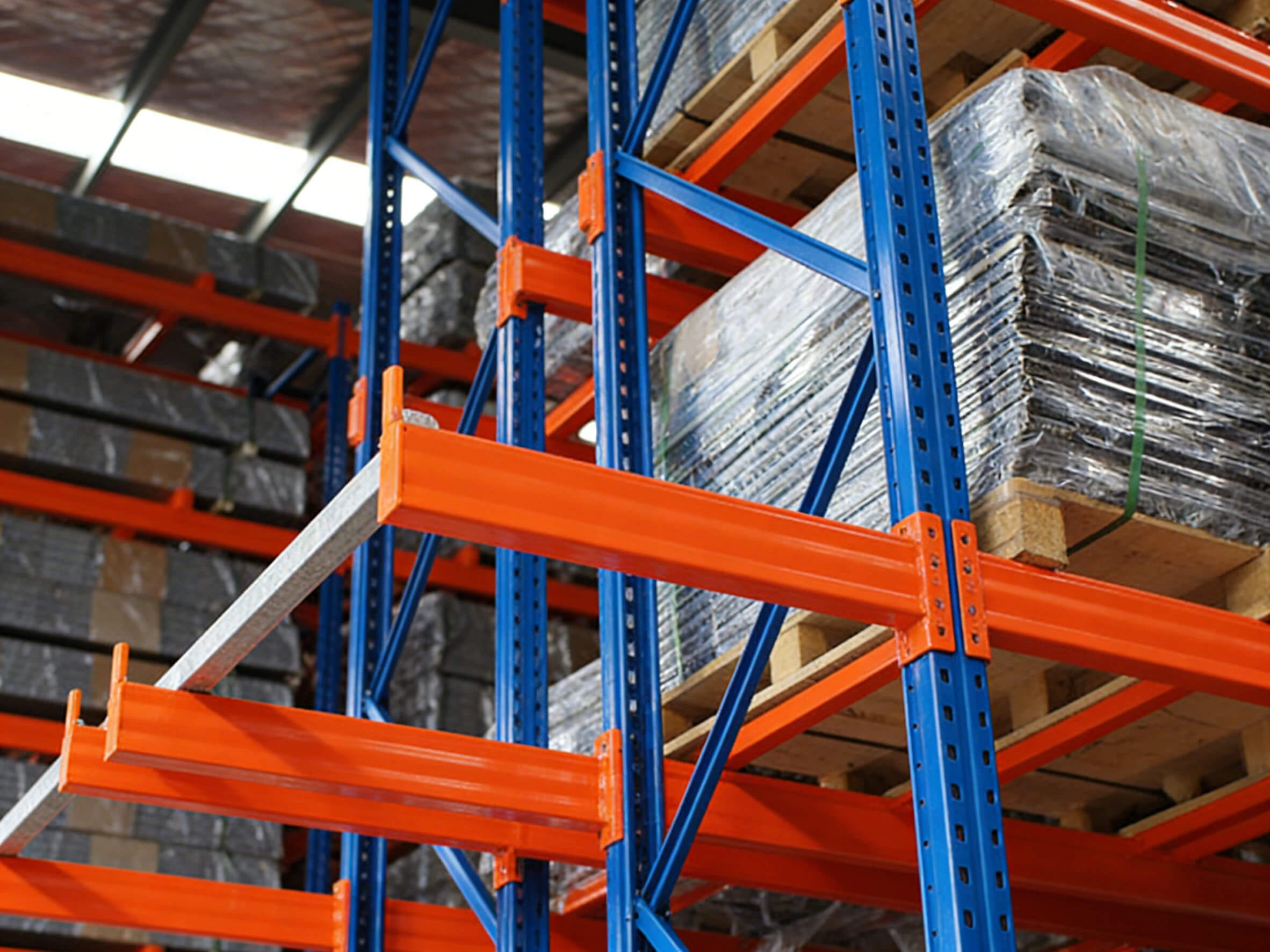 Wholesale Heavy Duty Pallet 1500KG Triple Support Heavy-Duty Rack Warehouse Racks Beam Rack Super Heavy-Duty Shelving