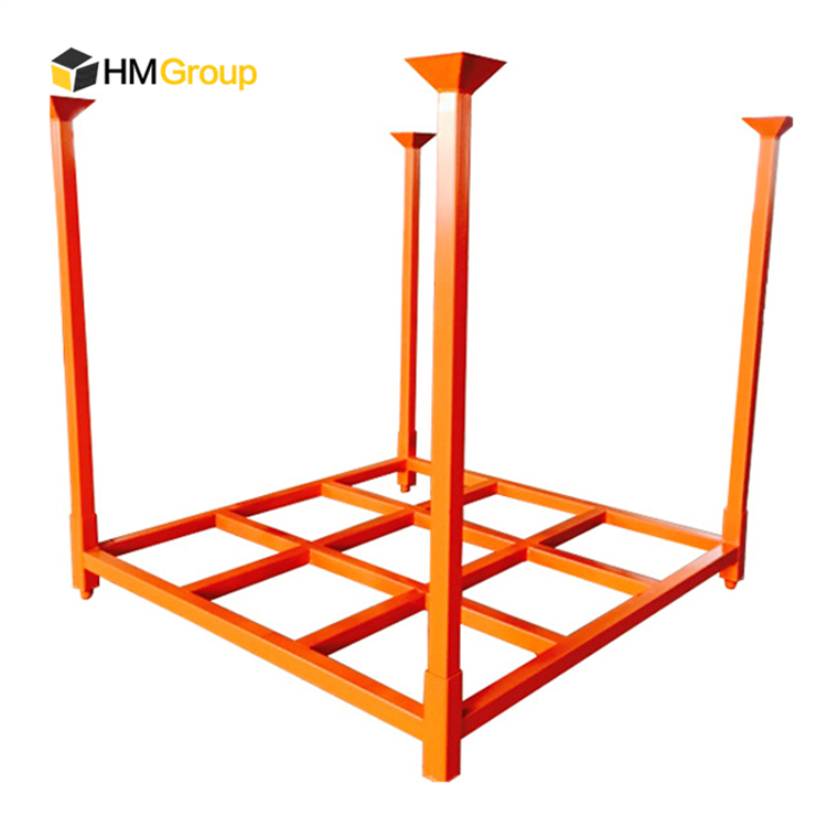 OEM Heavy Duty Galvanized Steel Stacking Racks For Warehouse Stack Pallet