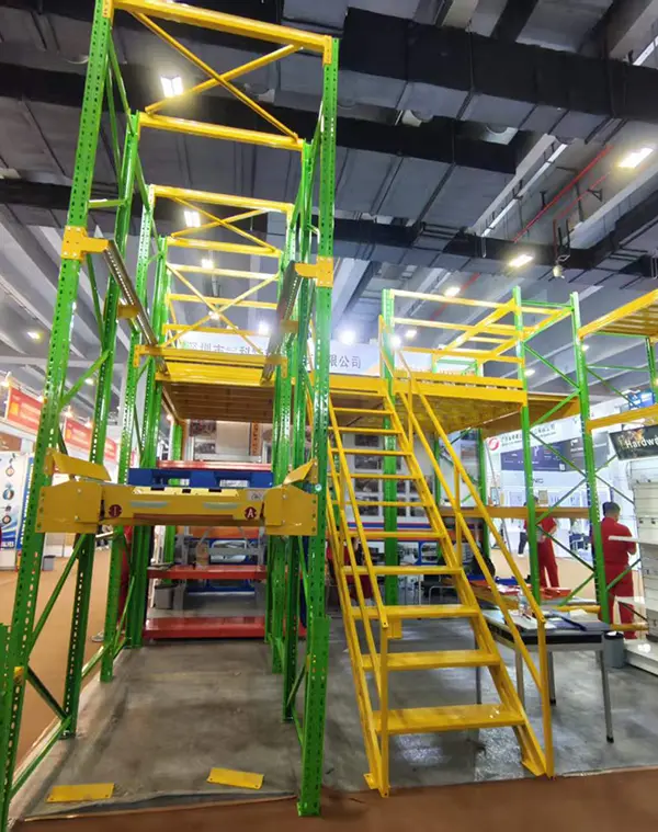 Client consultation on heavy duty racks