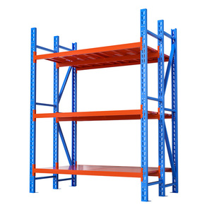 Corrosion resistant heavy duty boltless warehouse rack
