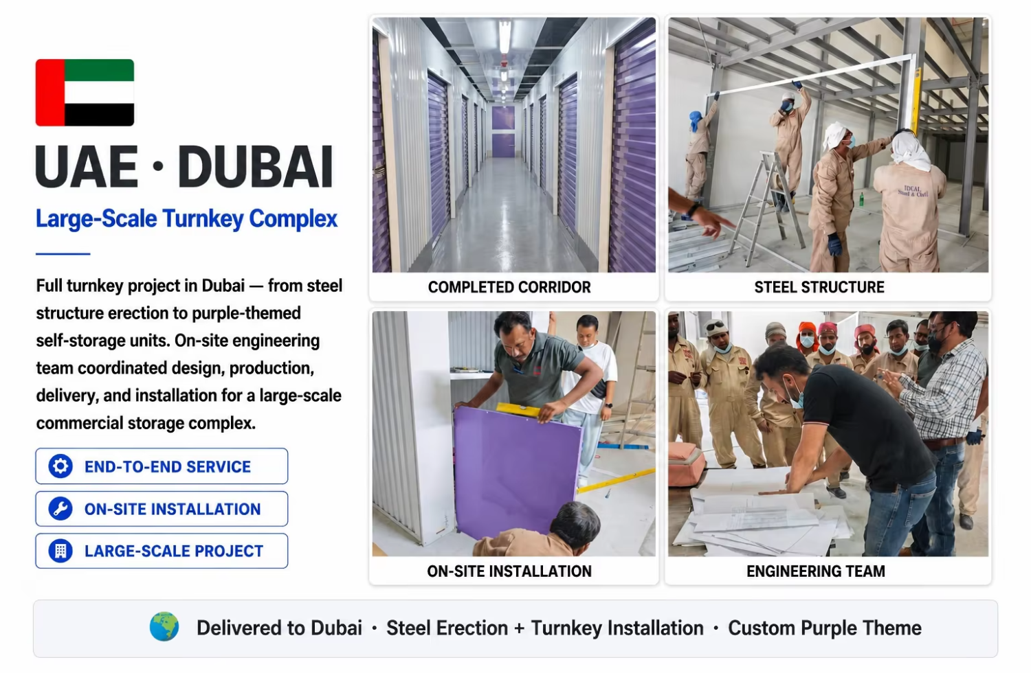Self Storage Containers Units Business Modular Prefab Galvanized Steel Partition System Indoor Self Storage Unit